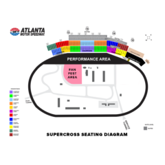 2023 Supercross Seating Diagram